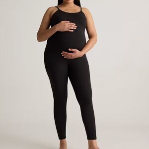 Quince Black Maternity Unitard - X Small